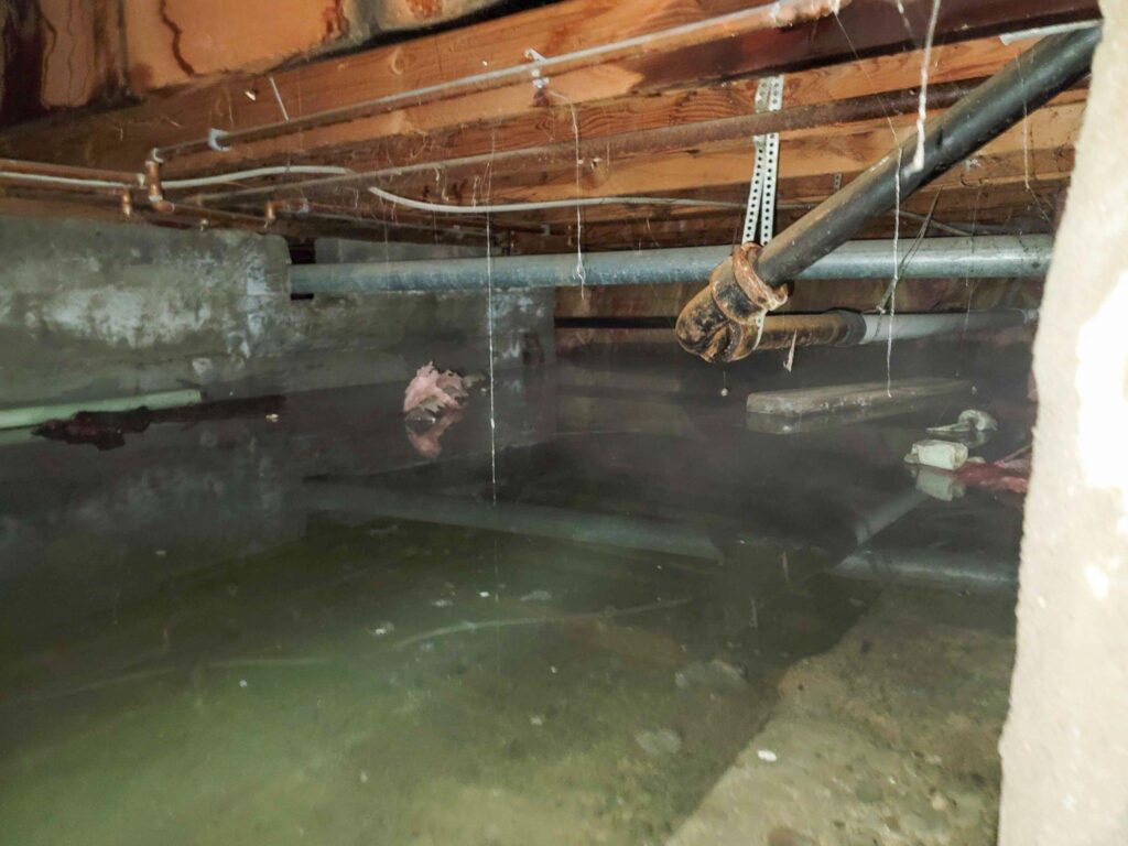 how much water in basement is bad